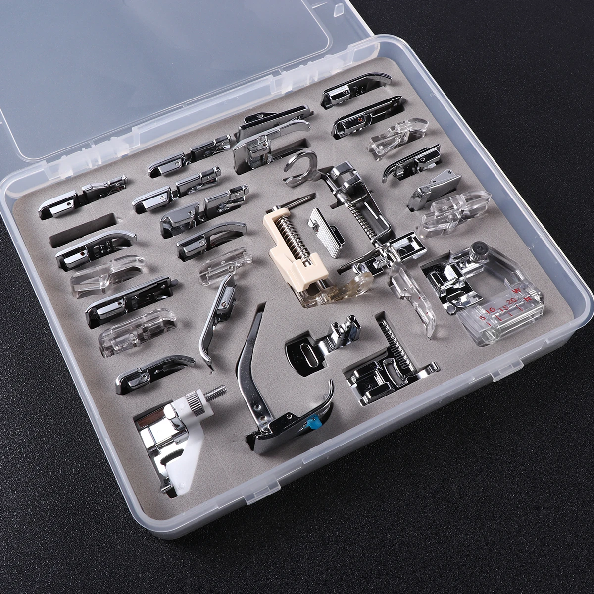 

Machine Presser Feet Set Premium Alloy Metal Sewing Presser Foot Pack For Low Sewing Machine Clothes Projects Accessories