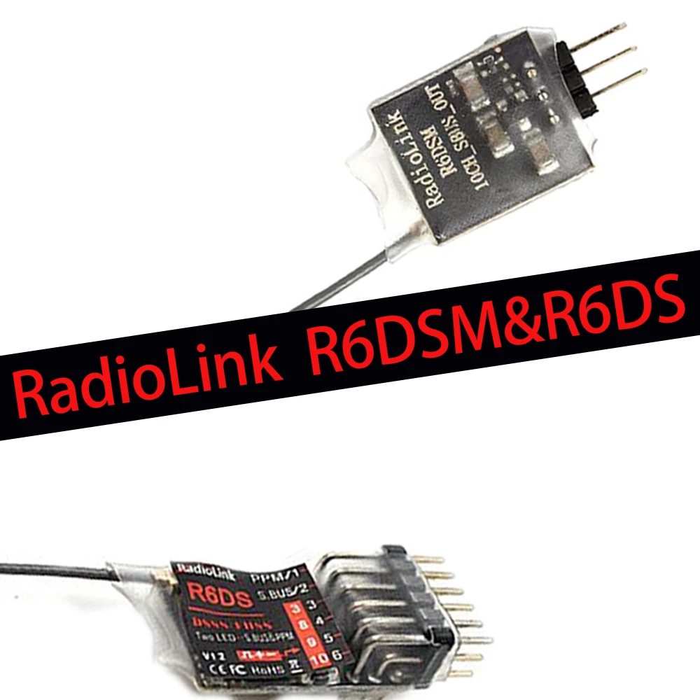 Radiolink R12DSM R12DS R9DS R6DSM R6DS  Rc Receiver 2.4G Receiver 4.8-6V Signal For RC Transmitter AAT9/AT9S/AT10/AT10II