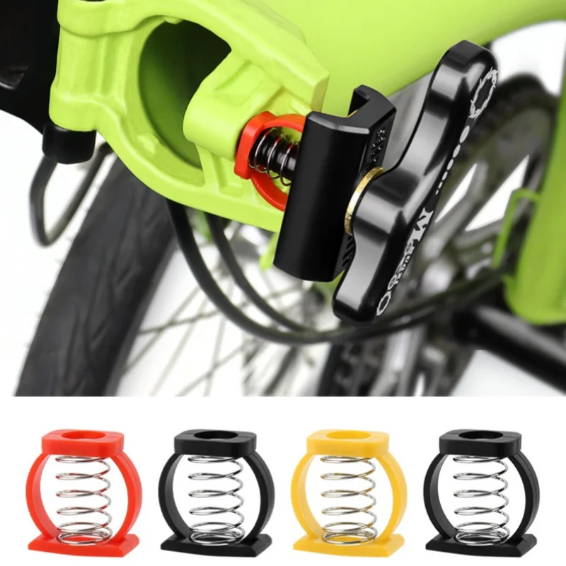 1 Pair Bike Spring Hinge Clamp Easy Hinge C Buckle Easy Free Twist Hinge Clip Folding Bike Frame Repair Accessories For Brompton