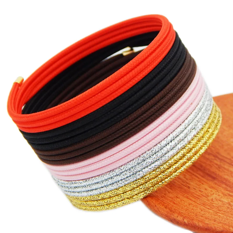 1PC Cordão Magnético Fino e Ajustável de 51cm Multicolorido para Acessórios de Joalheria DIY, Pulseira e Colar Unissex