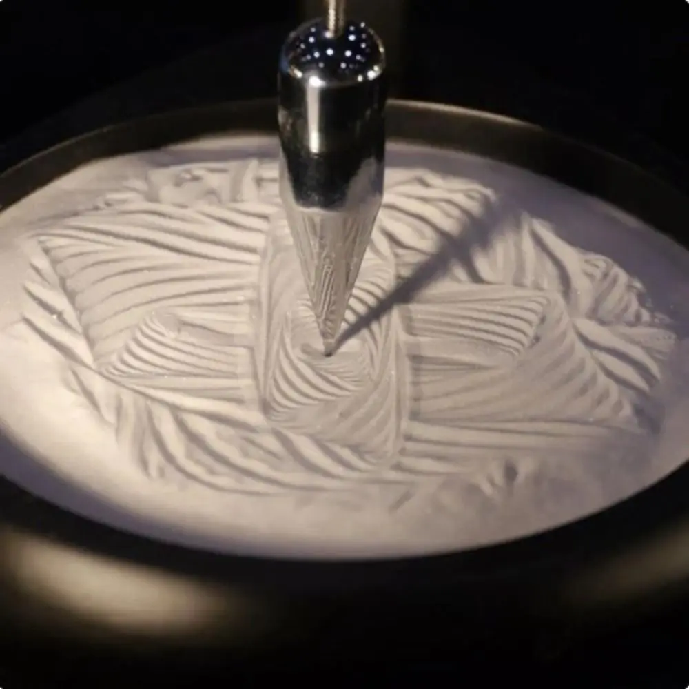 Creative Sand Pendulum Sand Painting Pendulum Gravity Sand Pendulum Stand Desktop Home Decor Ornaments
