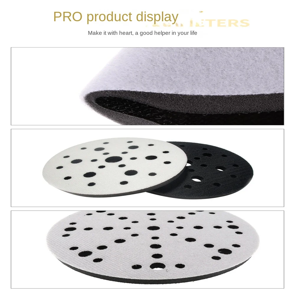 Pneumatic Grinding Pad Wear-resistant Sturdy Easy To Use Easy To Clean Sandpaper Pad Buffer Pad Of Grinder 125mm Widely Used