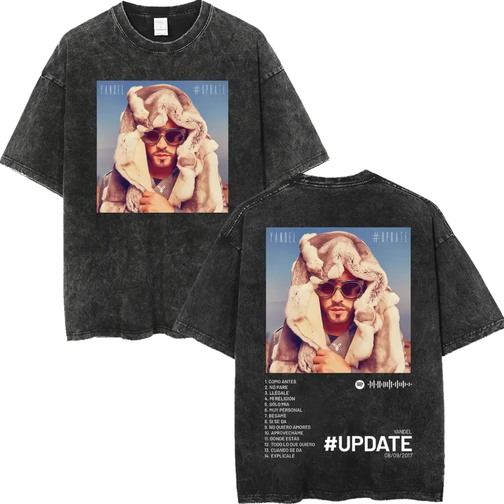 

Vintage Washed Rapper Tiago PZK Album Poster Graphic T Shirts Fashion Hip Hop Oversized T-shirts Men Women Casual Cotton T-shirt