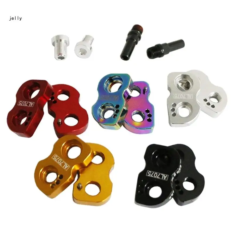 448C Aluminum V Brake Extenders set Bike Brake Pad Position Adjuster Simple Install for Small to Large Wheel Upgrades on Bike