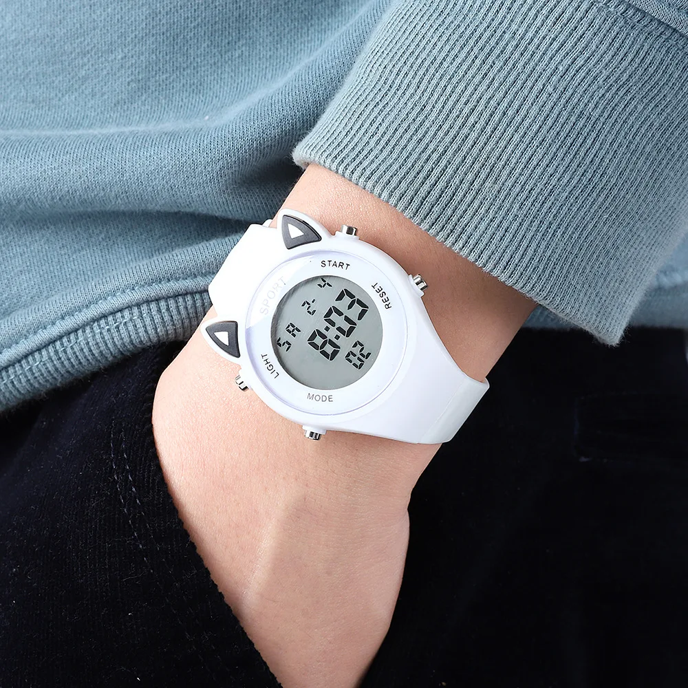 Fashion Children Digital Wristwatche Girls Boys Analog Digital Sport LED Luminous Electronic Waterproof Wrist Watch Kids Relogio