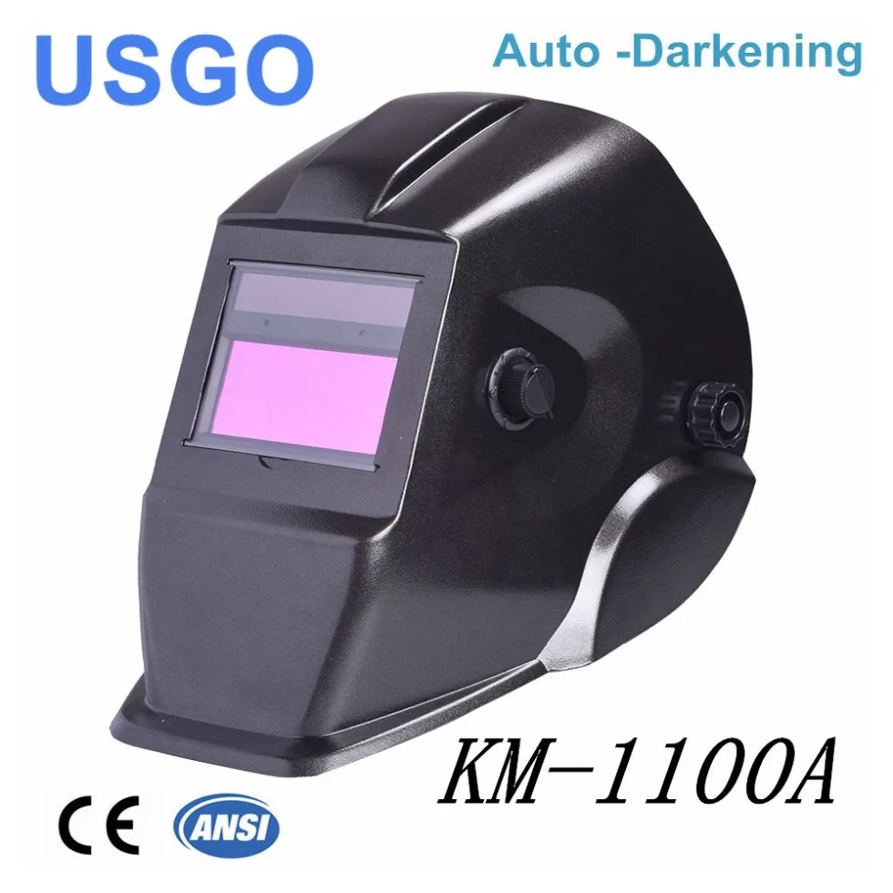 

USGO High Quality Auto Darkening Welding Helmet Mask Welding KM-1100A for Laser Welding