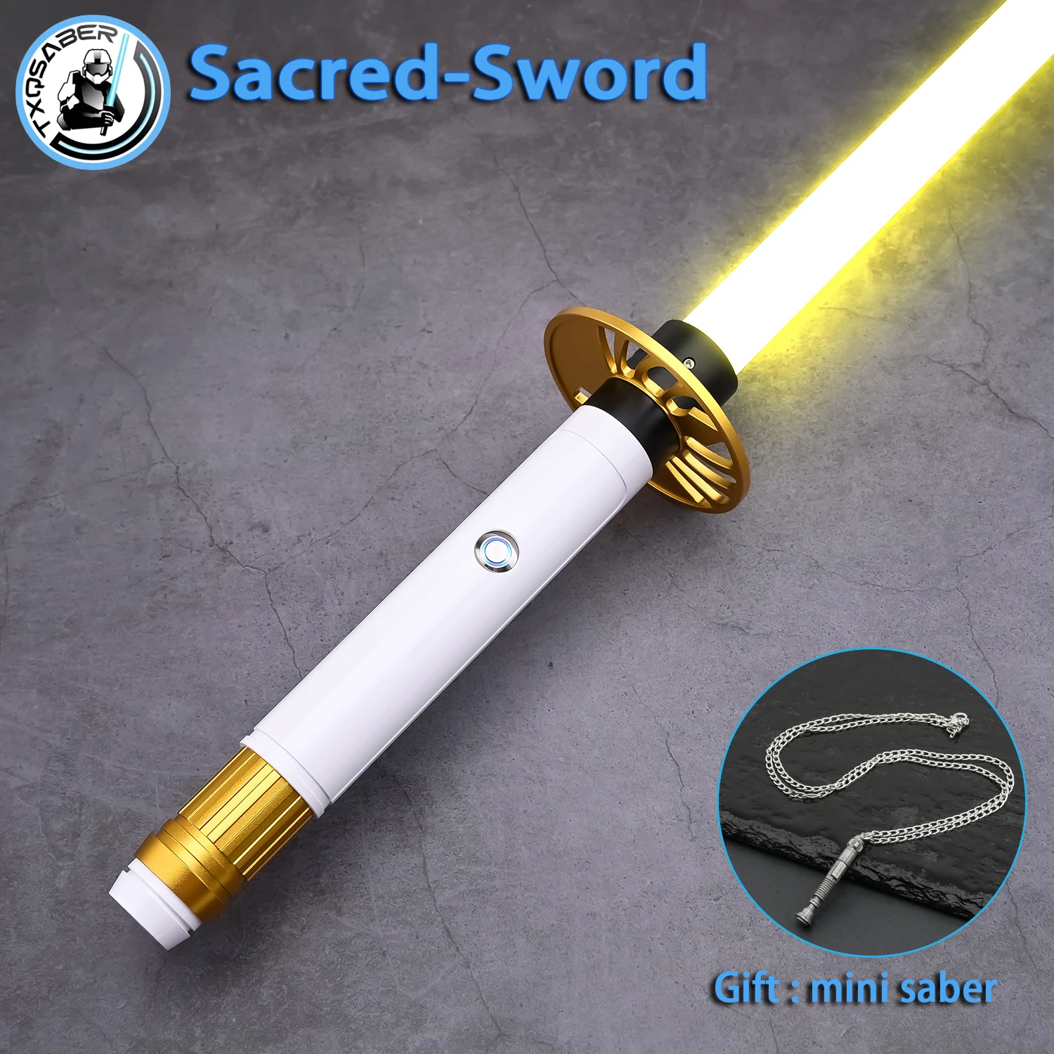 

Sacred-Sword TXQSTUDIO NeoPixel Smooth Swing lightsaber Cosplay Toys Bluetooth Colors Change Heavy Dueling Gesture ignition