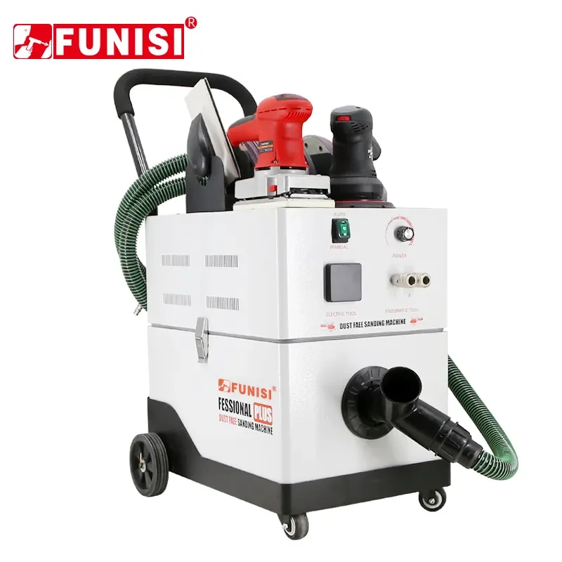 Auto Repair Dry Vacuum Sander Dust Free Polishing Machine Car Sanding Machine