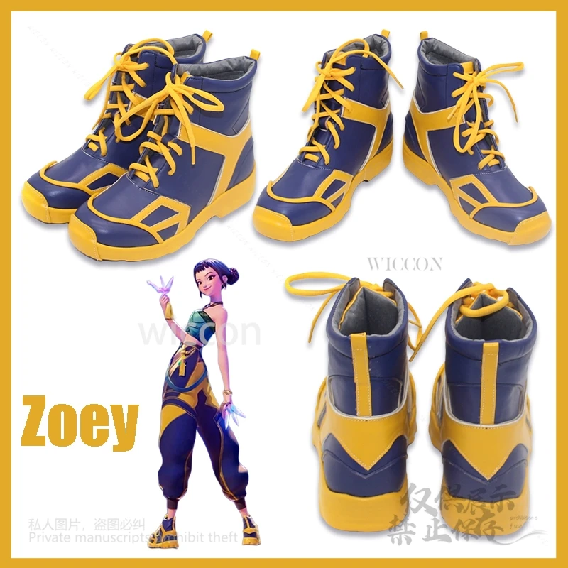 

Zoey Cosplay Shoes Anime KPop Demon Hunters Group Adult High Quality Shoes Role Play Accessories Props Halloween Party Unisex