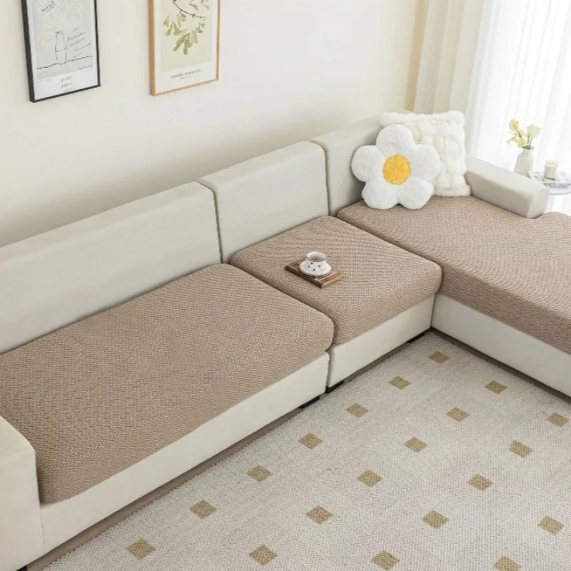 

Жаккардовый эластичный чехол для дивана премиум-класса, нескользящий регулируемый чехол для дивана, роскошная защита для мебели, универсальный чехол на четыре сезона