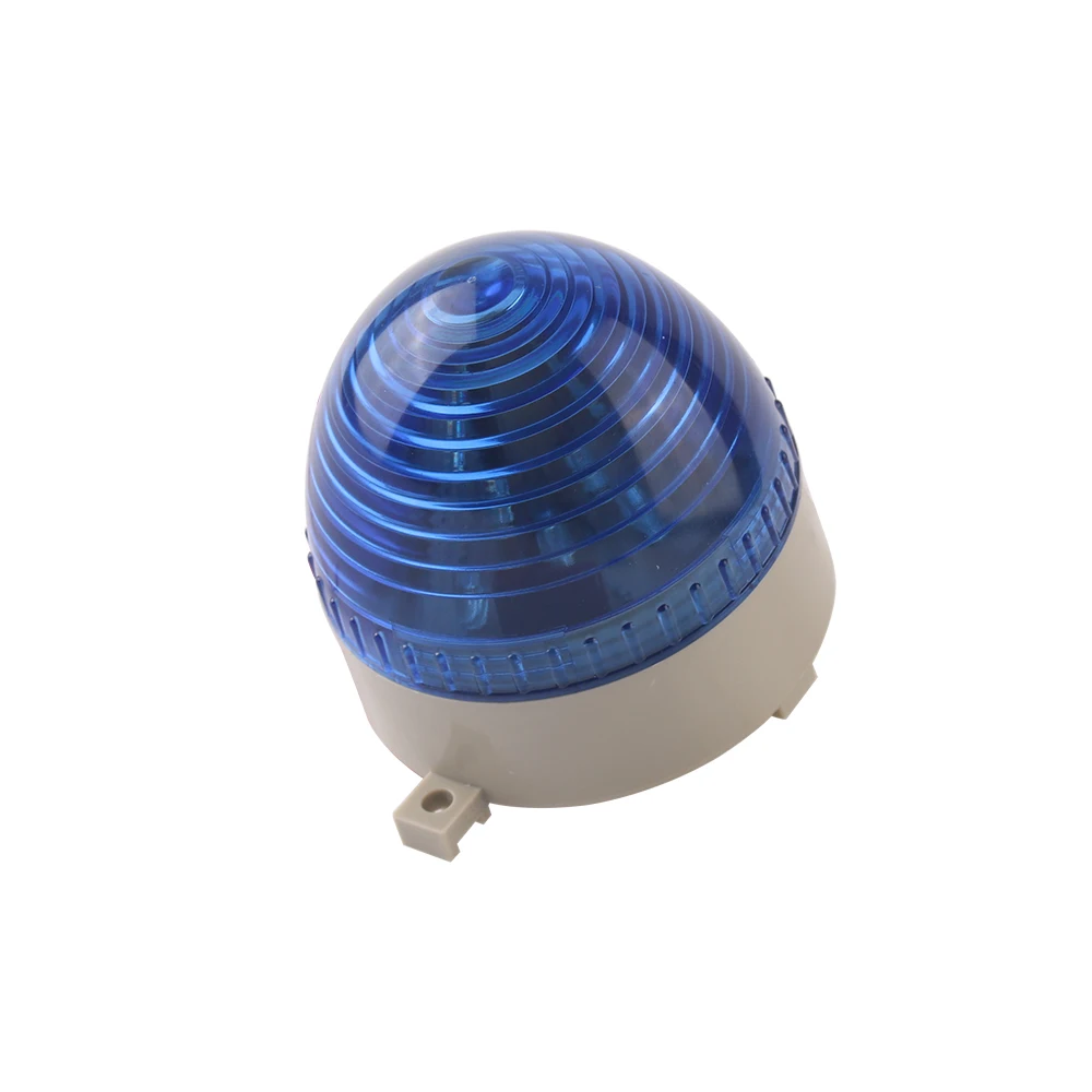 Pequeno LED piscando luz de advertência, lâmpada de sinal de trânsito, verde, vermelho, azul, amarelo, AC110V, 220V, DC 12V, 24V, 3072