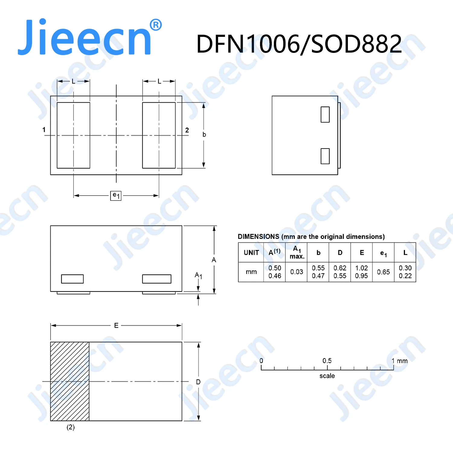 Jieecn 1000PCS 10000PCS PESD5V0X1BL-N PESD5V0X1 ESD Made in China High quality