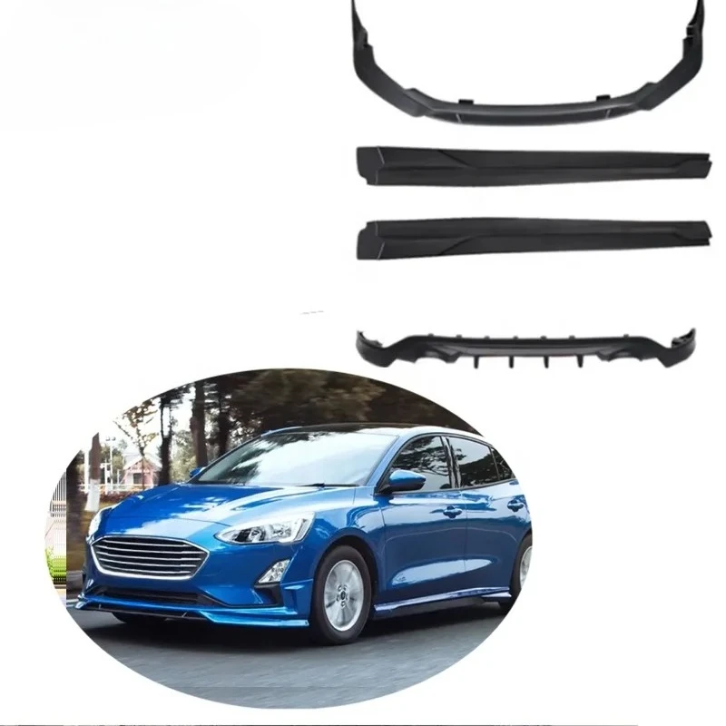 

For Focus Body Kit 2019-2020 Ford Focus Hactback Front Lip Rear Lip Side Skirt