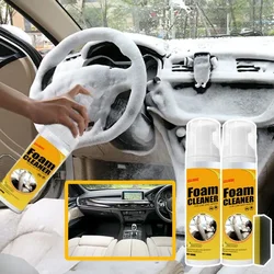 150ml espuma de limpeza spray multi-purpose anti-envelhecimento ferramentas de limpeza interior do carro casa espuma de limpeza para o interior do carro couro limpo