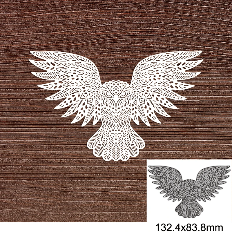 

Eagle Spreading Its Wing Metal Cutting Dies For DIY Scrapbook Cutting Die Paper Cards Embossed Decorative Craft Die Cut 2022 New