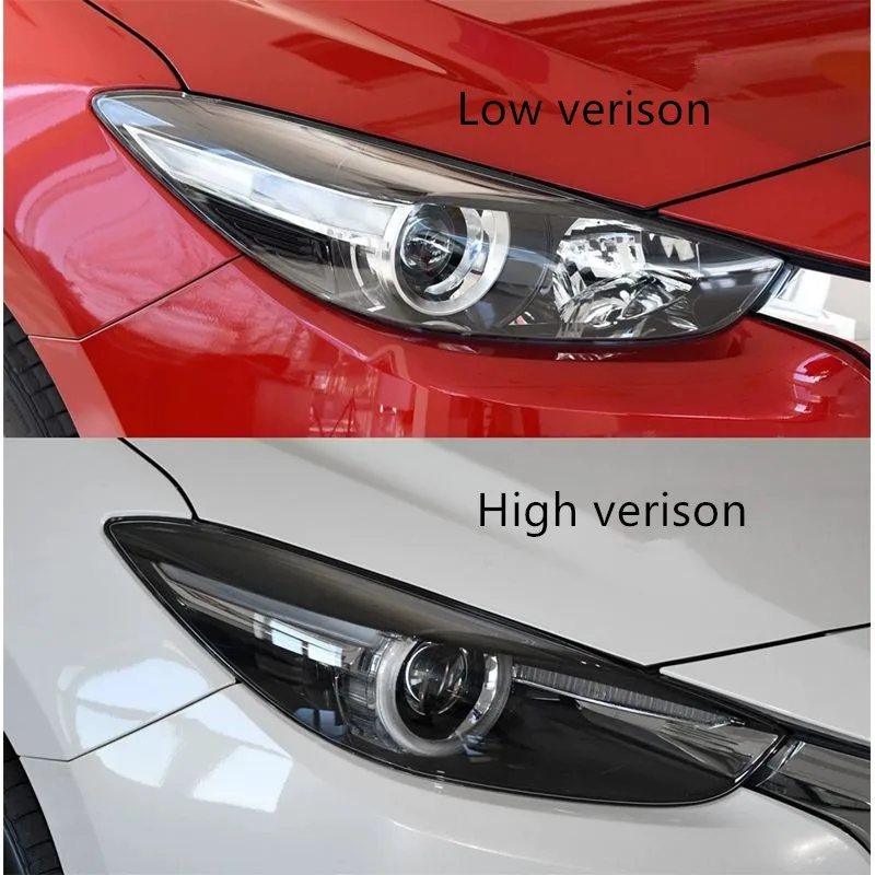 

CKKYYUUK Headlight Cover For Mazda 3 Axela 2017 2018 2019 Headlamp Lens Transparent Lampshade Shell Replace The Original Glass