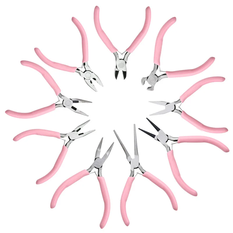 Beading Jewelry Pliers Tools & Equipment Kit Long Needle Round Nose Cutting Wire Pliers For DIY Jewelry Making Tool Accessories