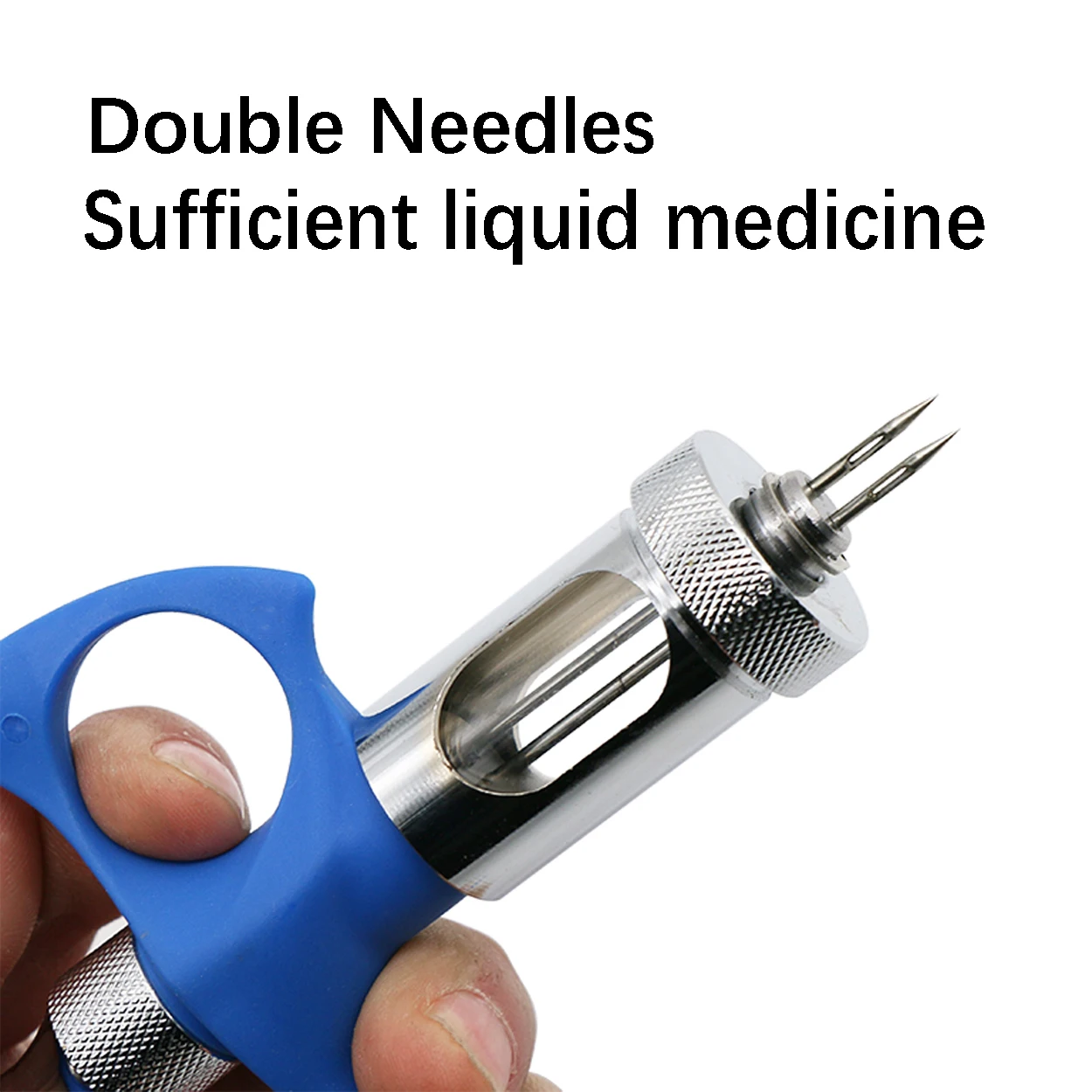 1 pc 5ml Doppeln adel Geflügel Windpocken Impfstoff Dorns pritze Huhn automatische kontinuierliche Spritze Inokulator – Detail 3