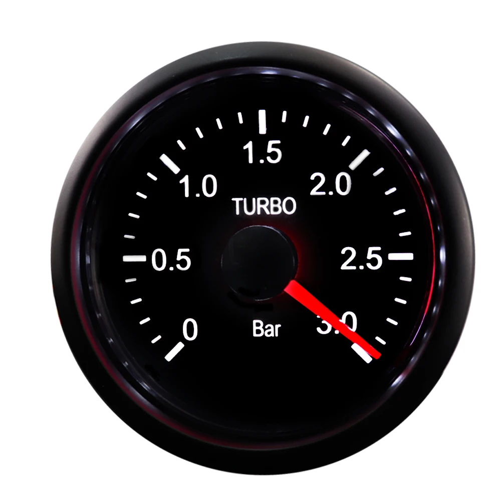 52mm Easy Installation diesel Automobile Electrical boost Gauge