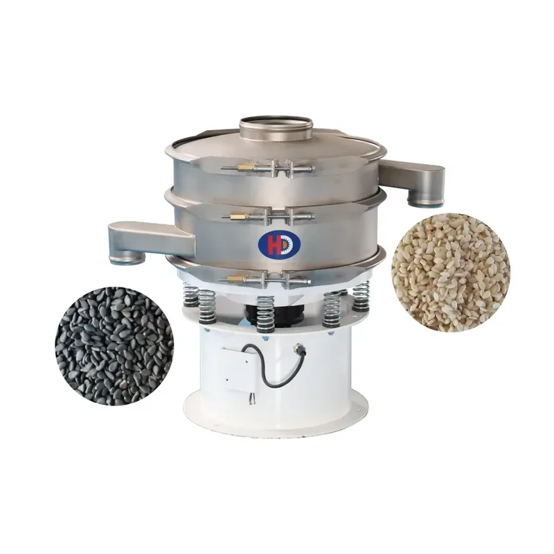 Food Grade Small Vibrating Screen Stainless Steel for Sesame Sieving