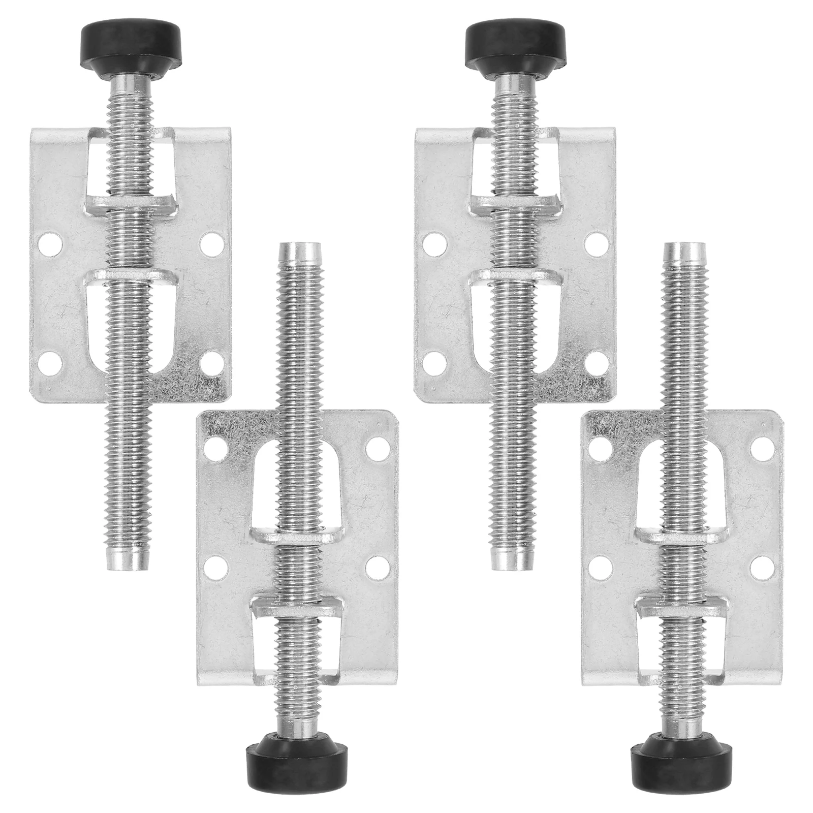 4pcs Heavy Duty Steel Adjustable Furniture Levelers Leg Leveling Brackets for Tables Cabinets Workbenches Durable Corner Bracket