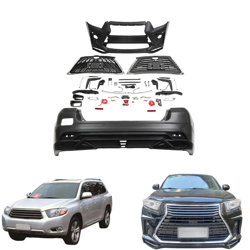 

Plastic Repair for highlander Accessories Body Kits bumper Kit For Highlander 08-11