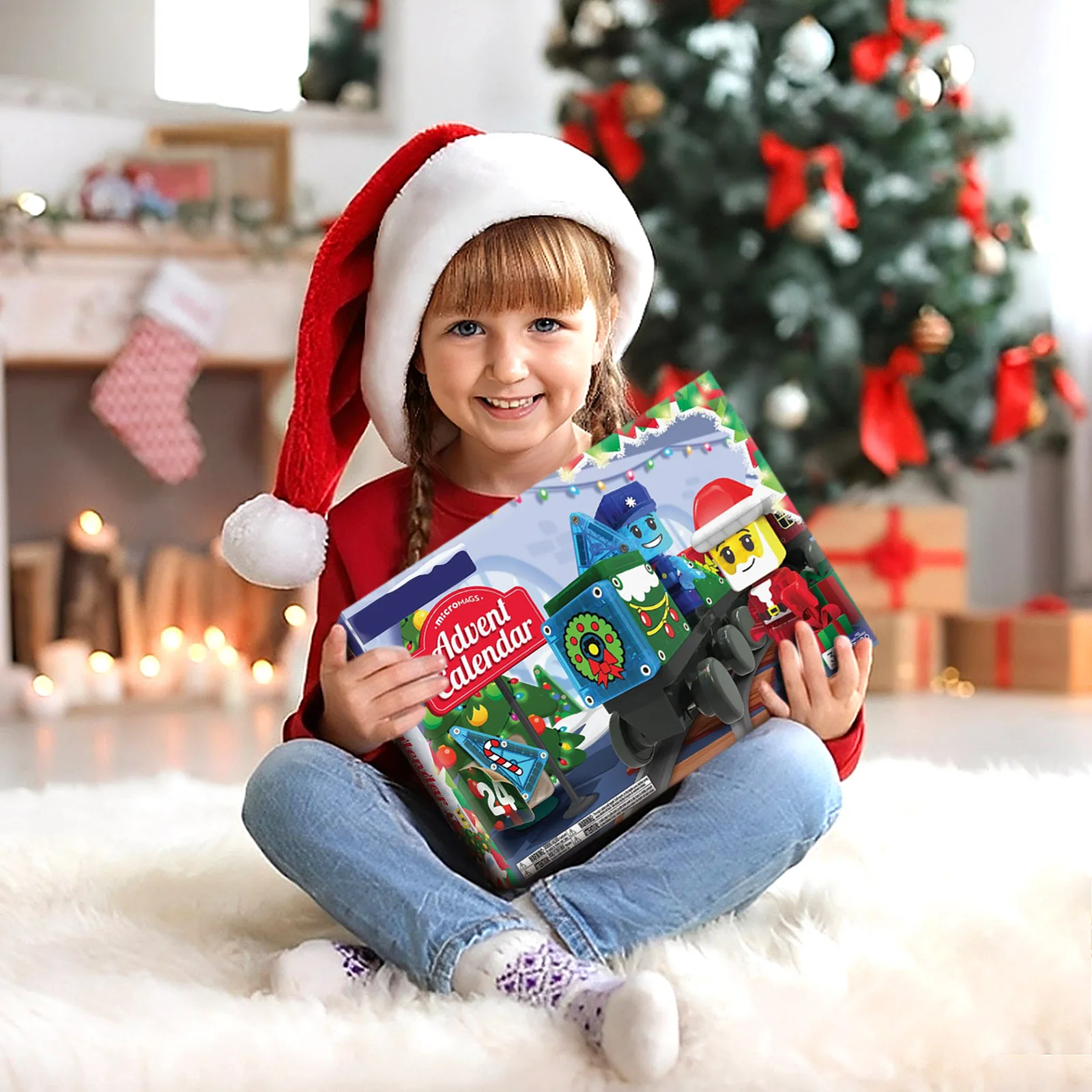 مجموعة بناء مغناطيسية مكونة من 34 قطعة من تقويم القدوم من YHOPE، مبنى مغناطيسي #2