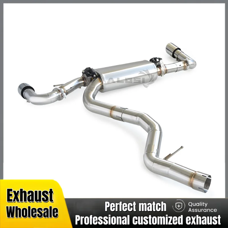 

Выхлопная труба для BMW 330i 325i 320i G20 2.0T B48 2019-2024: Высокопроизводительная, с умным клапаном, с катализатором, идеально подходит