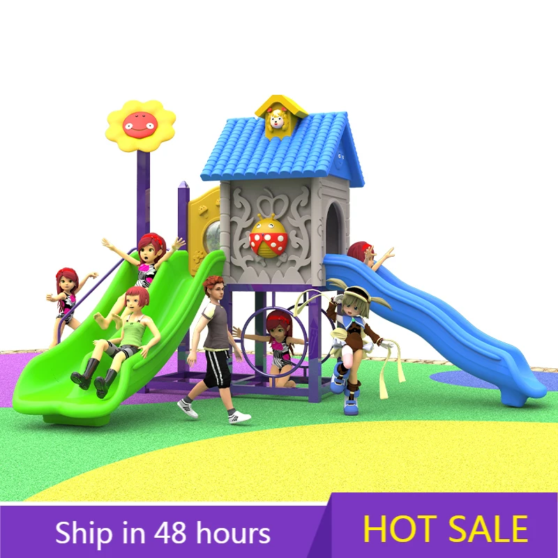 

YTYIN Wholesale Children Small Playground Slide Combination Equipment Kindergarten Kids Outdoor Playground
