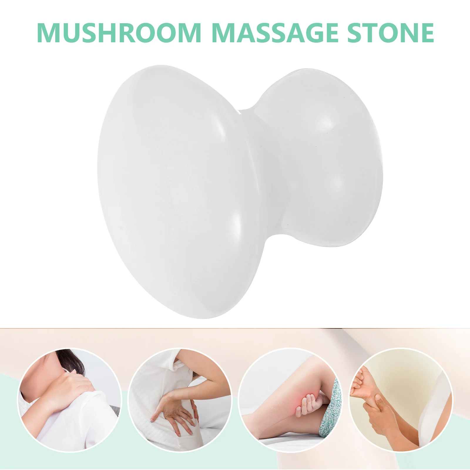 Jade Mushroom Massager 1pc Stone Facial Roller for Eye Massage Scraping Skin Care Beauty Slimming Tool