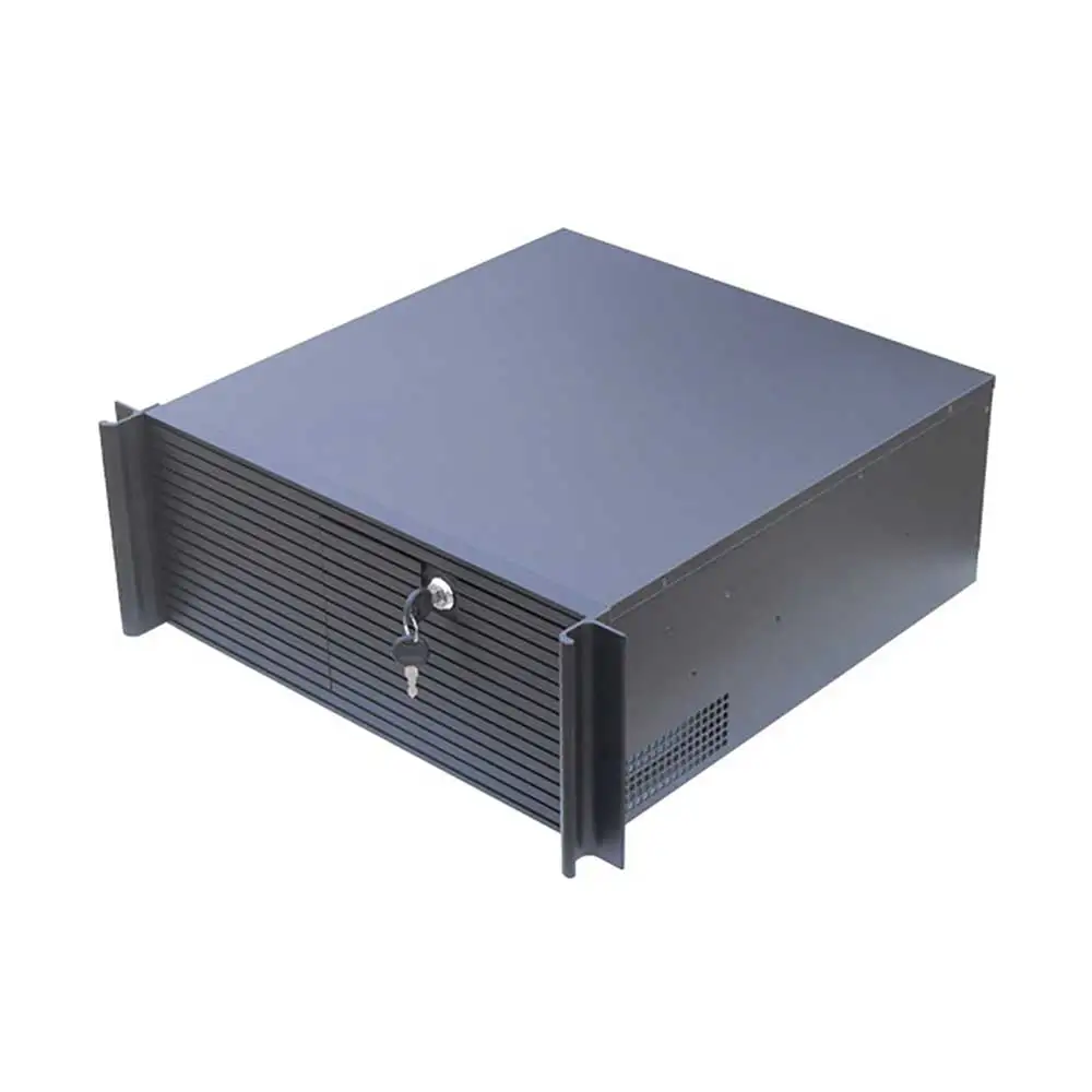 

High Quality 4U450L Server Chassis Aluminum Panel 1.0mm Thickness SGCC Horizontal ATX with Front USB Port Empty server chassis