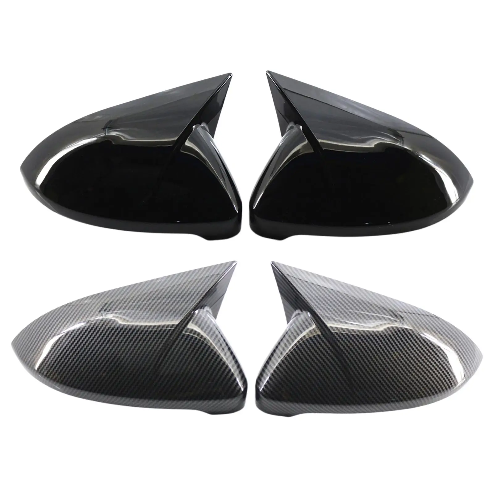 2Pcs Side Wing Mirror Cover Left and Right Fit for Golf MK7 GTI Car Styling