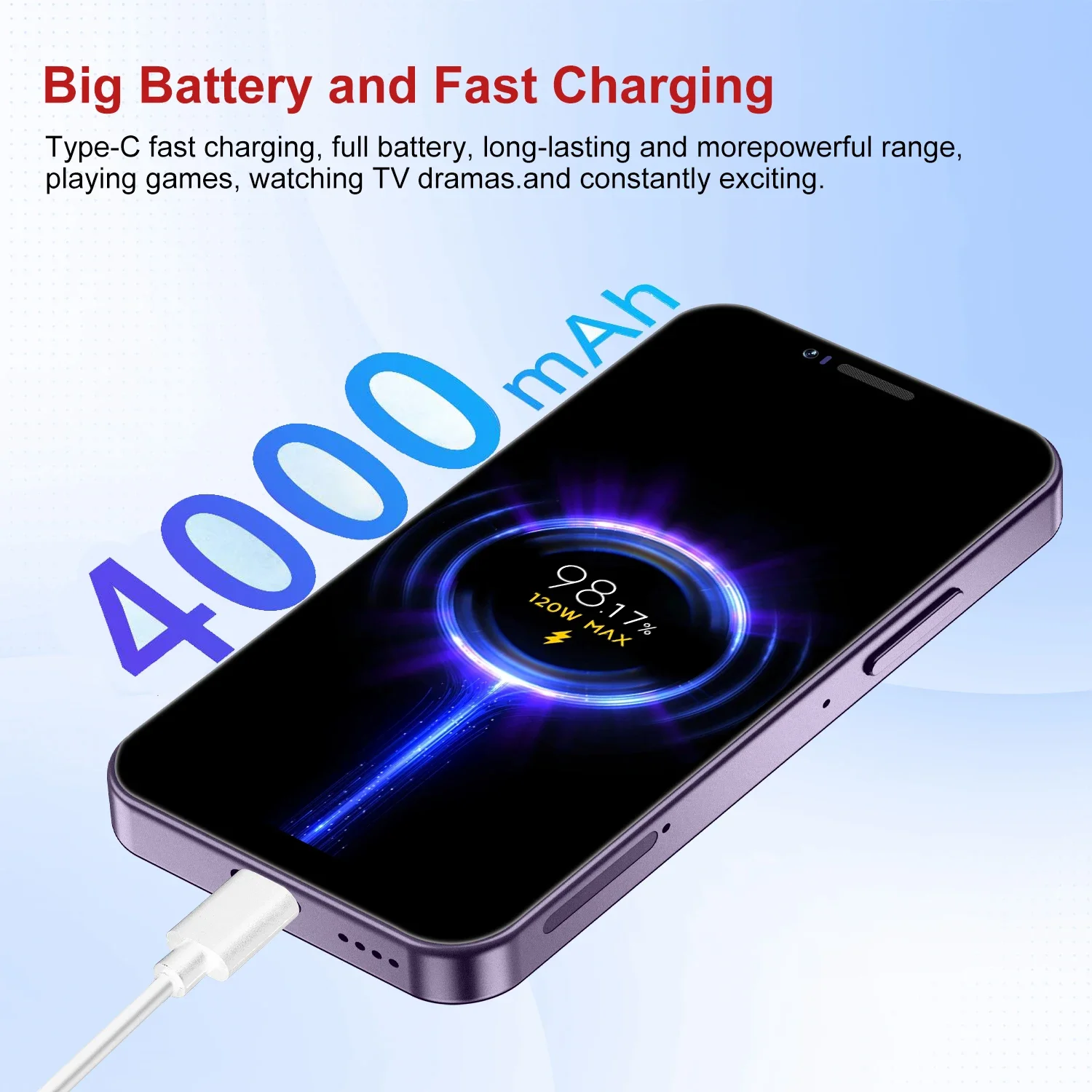 S26 Ultar Mini Smartphone with Face Unlock, Android OS 13, Google Store, 4000mAh, Small Smartphones, Latest Update, 4G