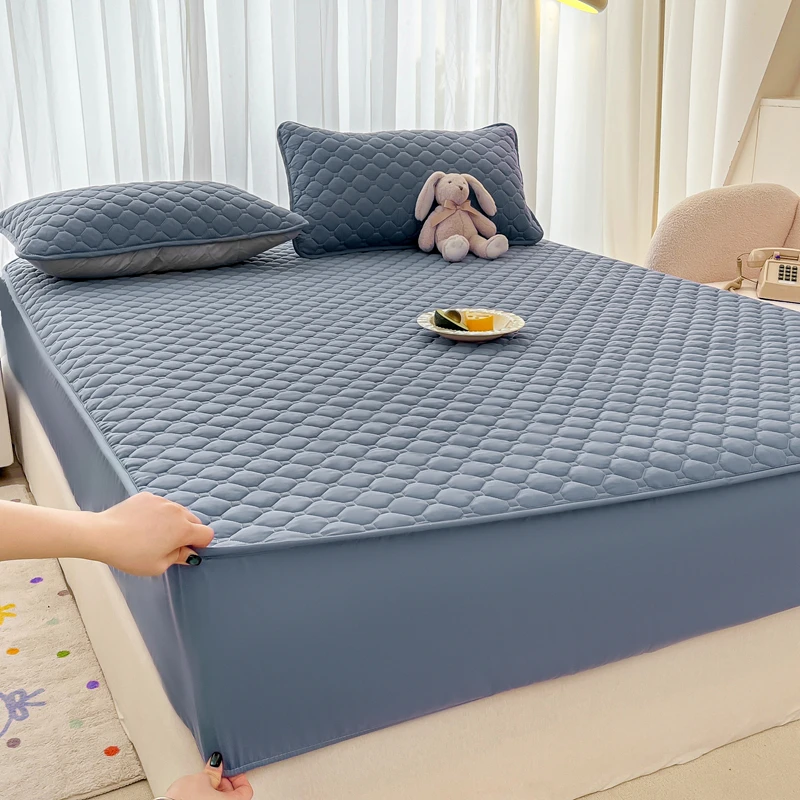 Mattress Protector Fitted Mattress Pad Cover with Deep Pocket Up to 15'' Ultra Soft, Naturally Cooling & Breathable