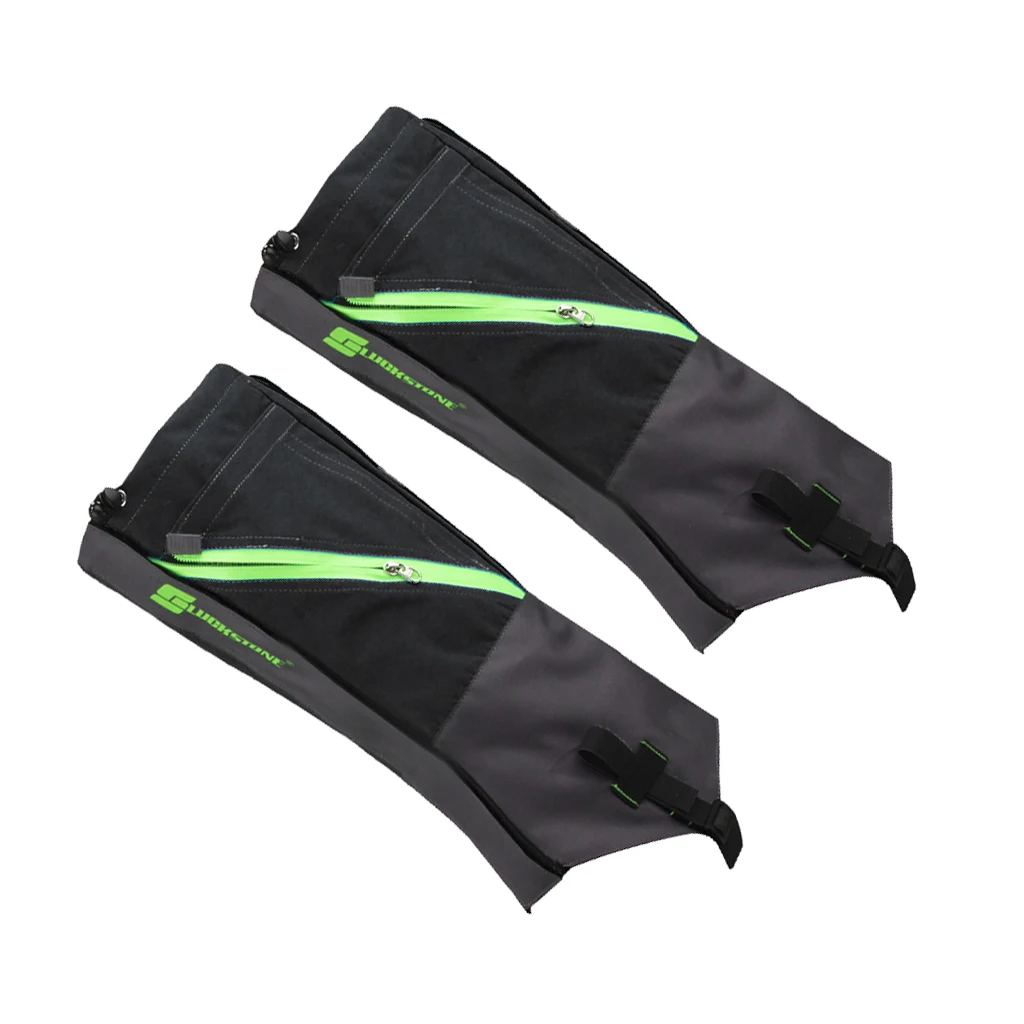 Bota impermeable para caminar, polainas para nieve, montaña al aire libre, color negro