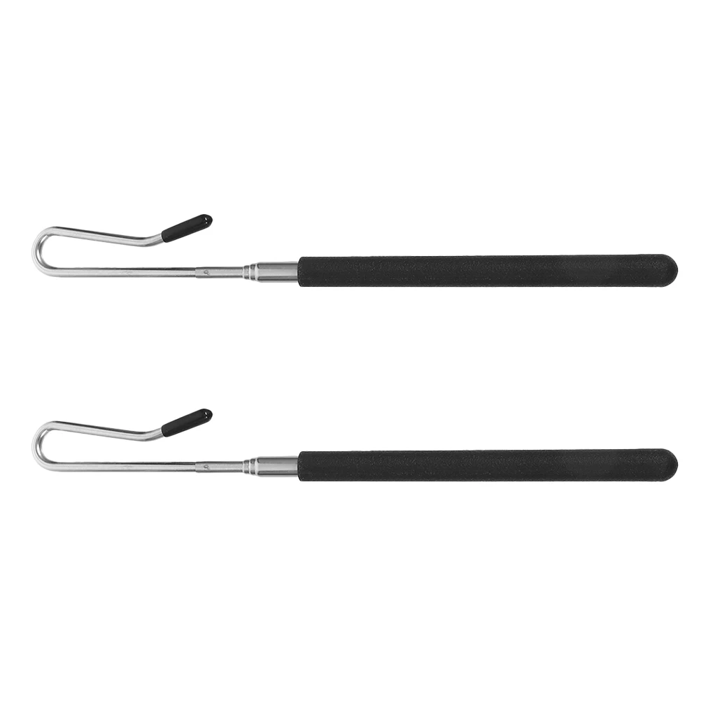 

2Pcs Puppet Control Rods Smooth Safety Cover for Hand Puppet Performance Black Accessories Ideal Size Promoting Coordination