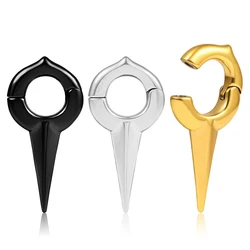 Vankula 2PCS 316 Stainless Steel Ring Ear Weights Dilations Stretched Lobe Ear Hangers Tunnels Piercing Women Body Jewelry