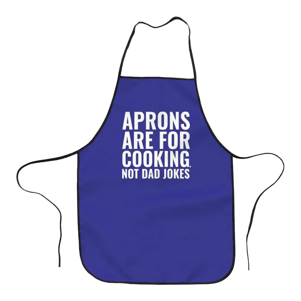 

Aprons Are For Cooking Not Dad Jokes Kitchen Women Apron Household Cleaning Composite Pinafore Salon Home Cooking Baking Adult