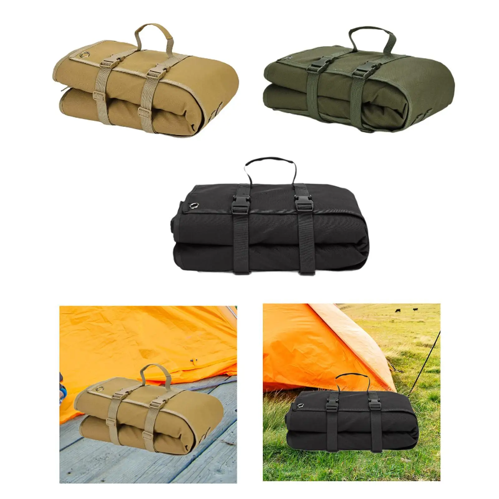 Camping Mat Pad Roll-up Lightweight Blanket Resting Sturdy AntiSlip Outdoor