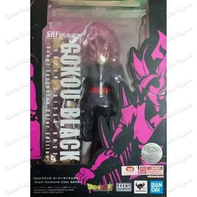

In Stock Original Bandai Shf Dragon Ball Goku Goku Black Action Figure Model Collectible Toy Gift