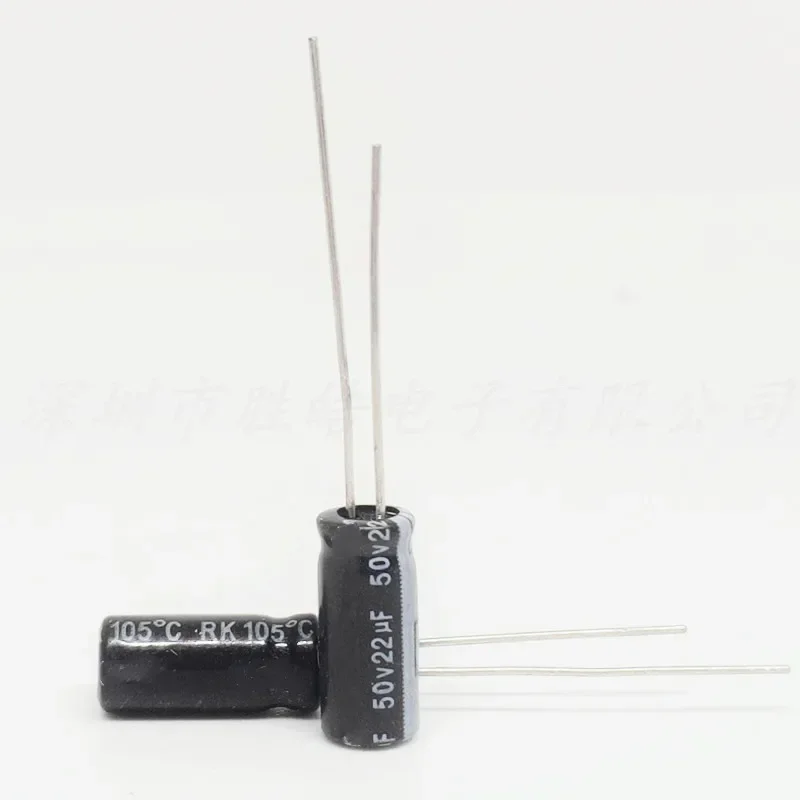 

(10PCS/50PCS/100PCS) 50V22uF Series 5x11mm Aluminum Electrolytic Capacitors Straight Plug