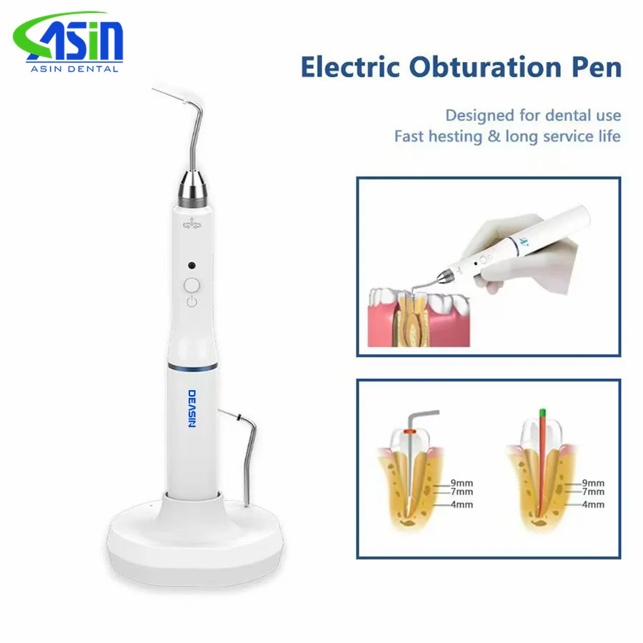 Dental Cordless Gutta Percha Obturation Pen Root Canal Filling System +2 Tips 3 Second Rapid Heating Dental Gutta-percha Cutter