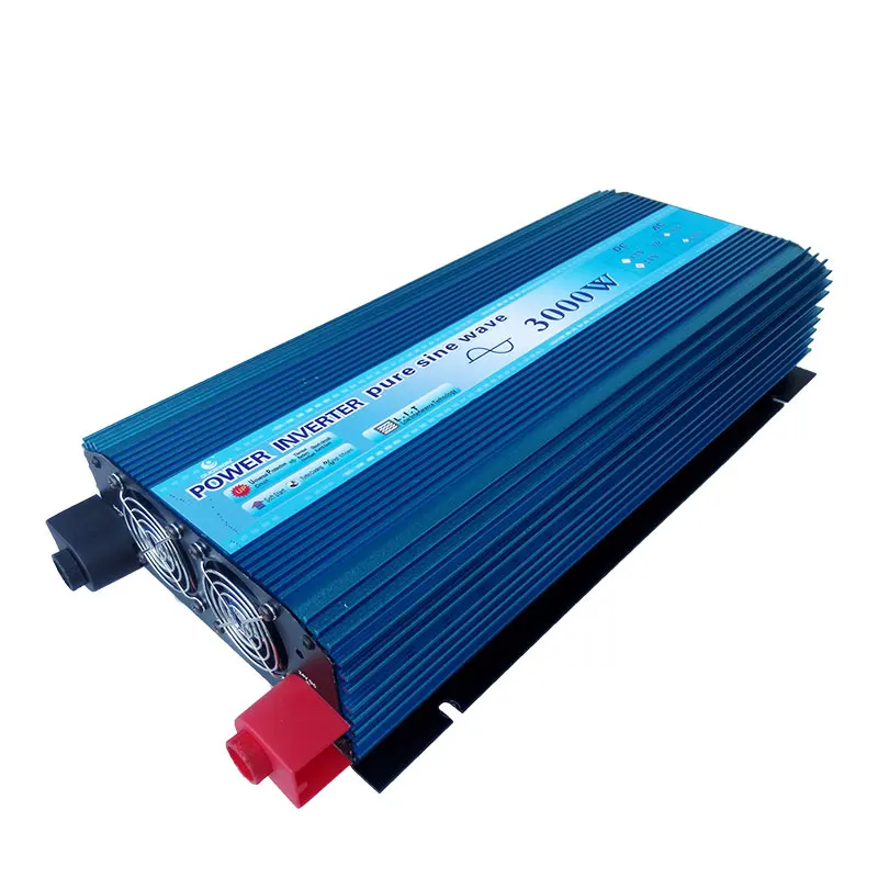 Pure Sine Wave Solar Panel Inverter 300W 500W 1000W 1500W 2000W 3000W 12V/24V 220V 110V Off Grid System Car Camping Motorhome