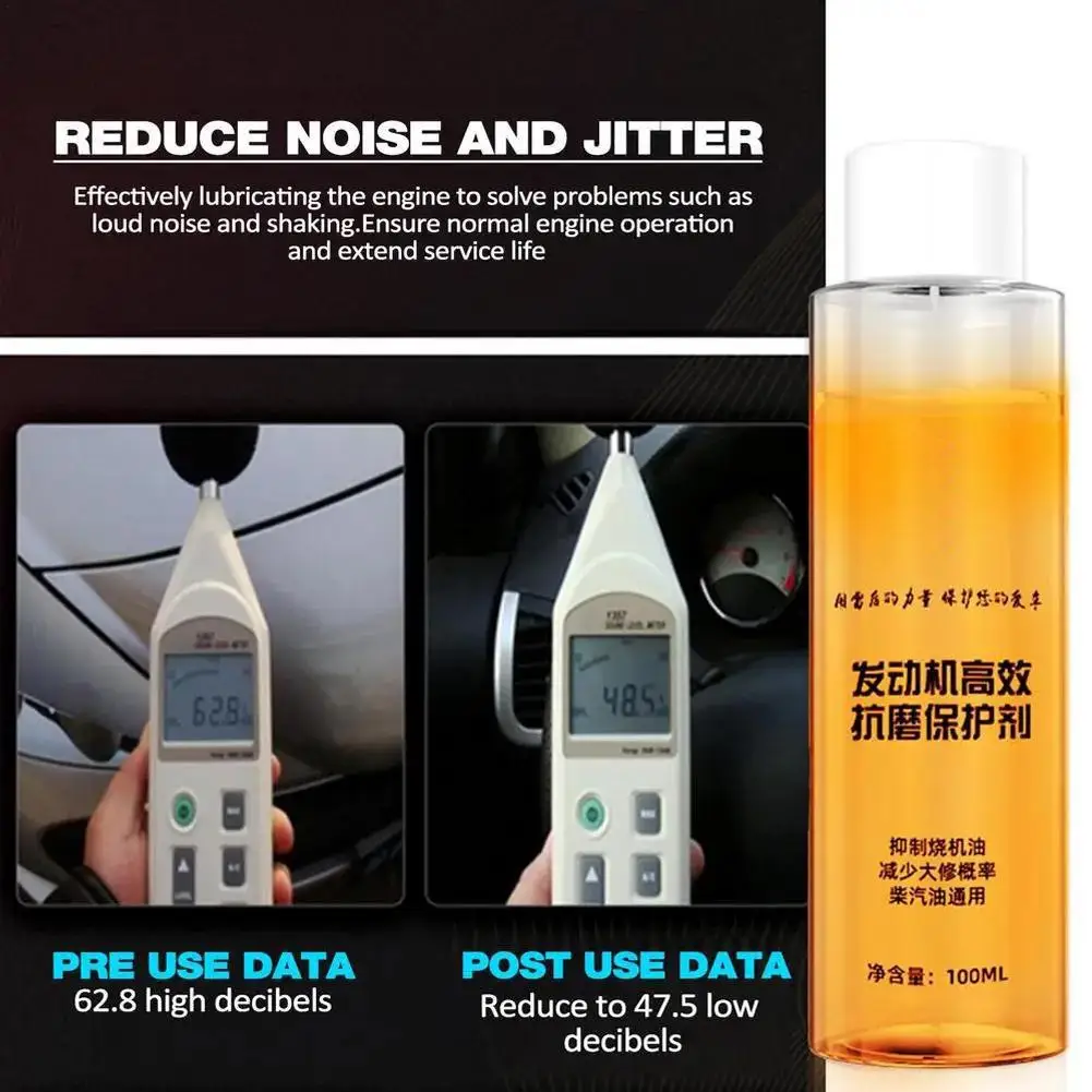 Car Engine Anti-wear Protection Fluid Suppresses Engine Oil Burning Efficiently Reduces Noise Diesel Gasoline Engine General