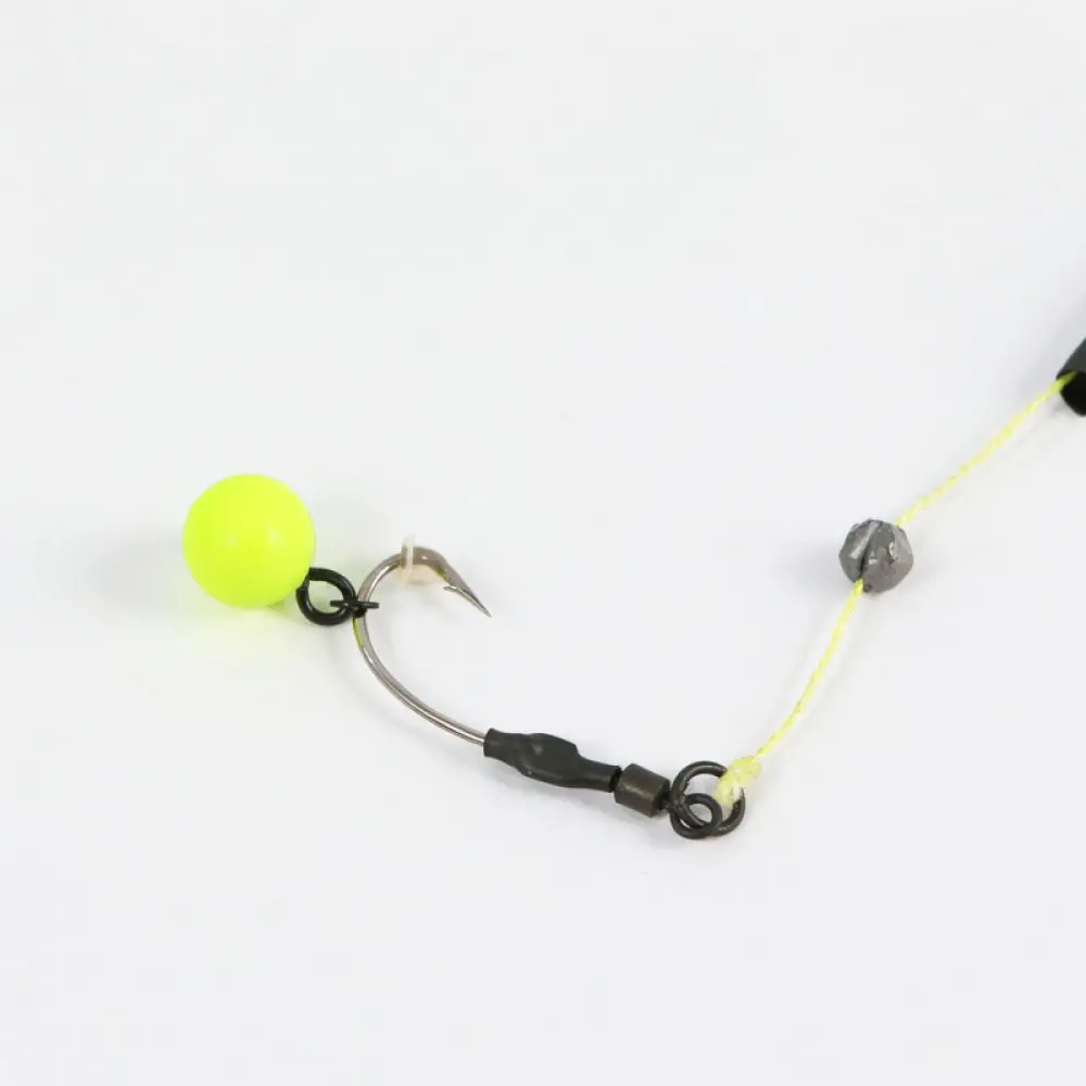 Durable Anti Tangle Carp Floating Bead Hook Set High Carbon Steel Tackle For Reservoir Lake Carp Fishing