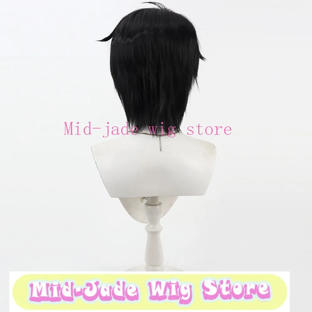 Infinity Nikki Chen Su Cosplay Wig Black Short Daily Hair Male Lead Captain Style for Masquerade Ball Decoration