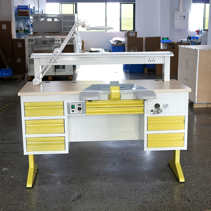 Multifunctional Dental Workbench Pharmaceutical Warehouse Applications Featuring Glass Epoxy Iron Brass Phenolic Resin Materials