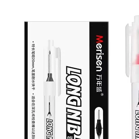 20 мм двусторонний маркер, прочный маркер, канцелярские принадлежности для студентов, глубокие отверстия, столярная плитка, винт, маркер, школьные принадлежности, подарки