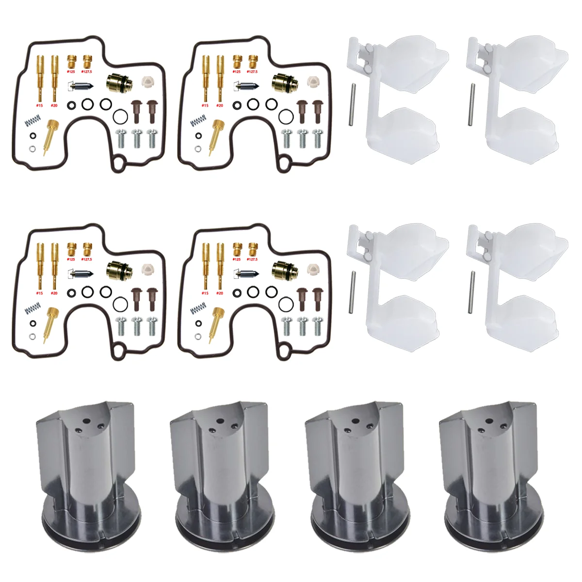 THUNDERACE YZF1000 YZF1000R 4SV/4VD/4VE/4VF/4VG 1996-2001 Vergaser Reparatursatz Rebuild Set Teile