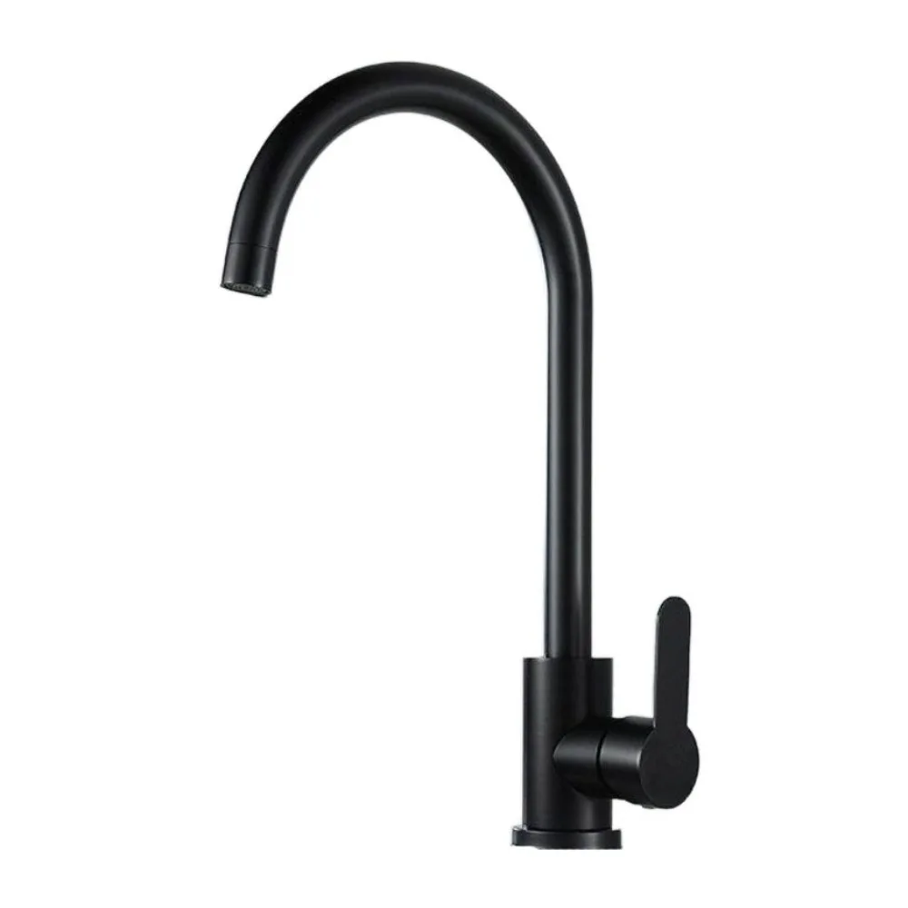 

Rotatable Kitchen Faucet Adjustable Mode Universal Kitchen Water Tap Deck Mounted Stainless Steel Single Cold Water Faucet